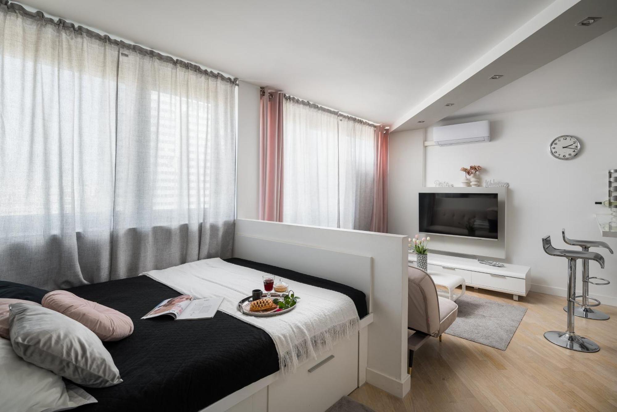 Air-Conditioned Premium Loft Warsaw Skyline Only 900 M To Central Station Luaran gambar